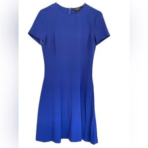 Theory Modern Seamed Dress in Cosmic Blue size 4